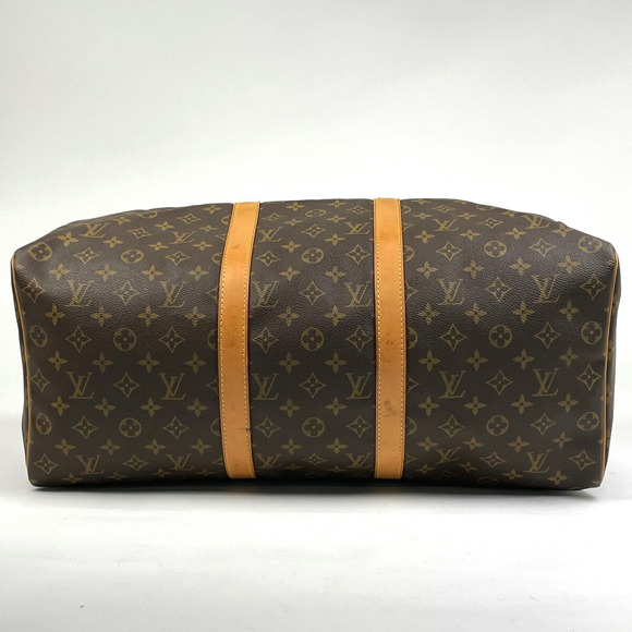 Louis Vuitton Keepall Handbag Monogram Brown Travel Business Boston Bag - Picture 2 of 8